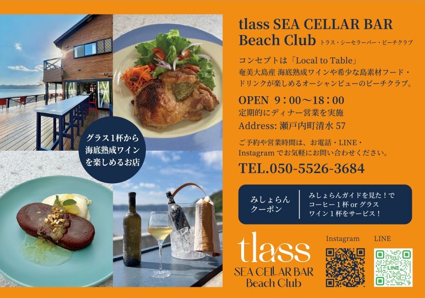 tlass sea cellar bar beach club